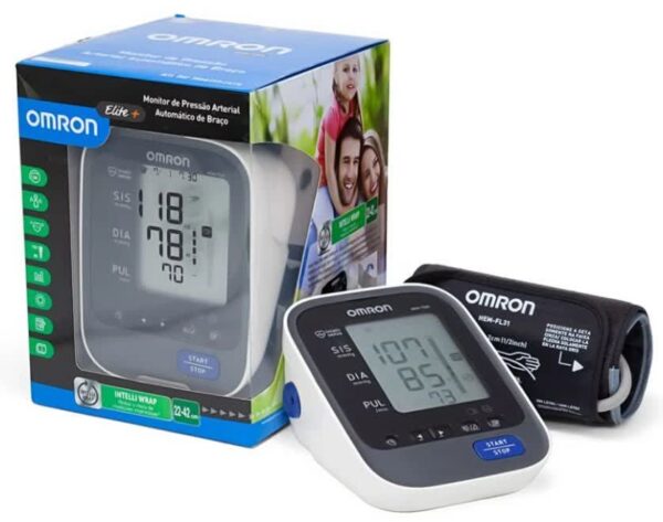 MONITOR DIGITAL DE PRESSÃO ARTERIAL C/DETECTOR ARRITMIA HEM-7320 OMRON
