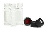 4ML CLR SCRW 13MM BLK PTFE/SIL 100PK