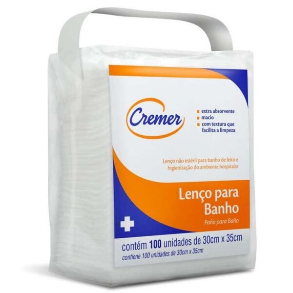 COMPRESSA PARA BANHO 4 CAMADAS 35CM X 45CM C/50 CREMER