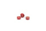 RED CRIMP CAP 11MM PTFE/RUB SEPTA 100PK