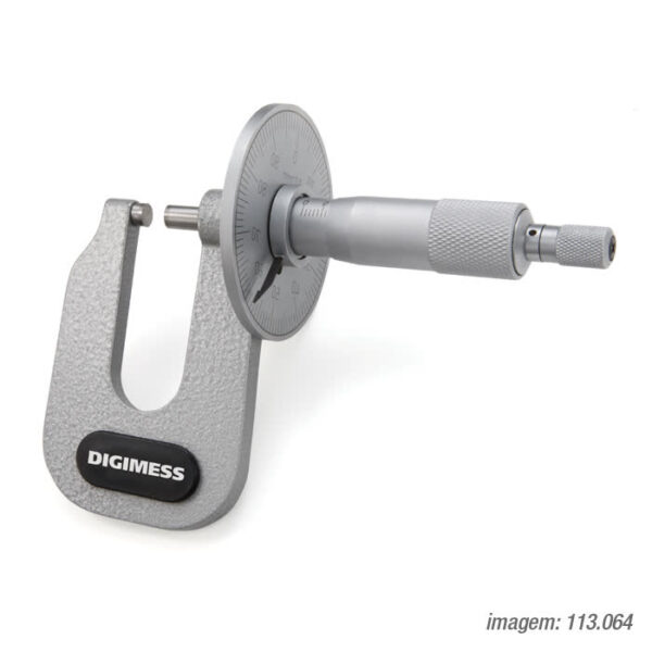 MICROMETROS EXTERNOS (COM DISCO PARA MEDICAO DE CHAPAS) 113.064B 0-50mm (plano)