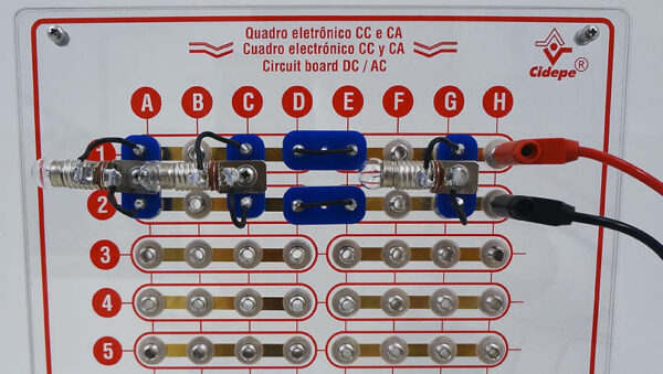 Painel para eletroeletrônica CC e CA com bobinas - EQ230B - Imagem 2
