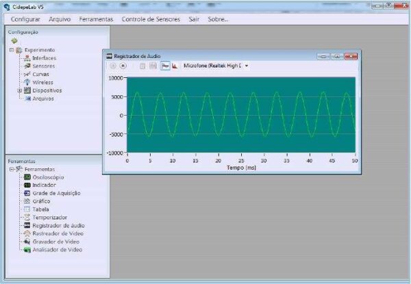 Unidade acústica com tubo de Kundt, sensor e software - EQ044E - Imagem 4
