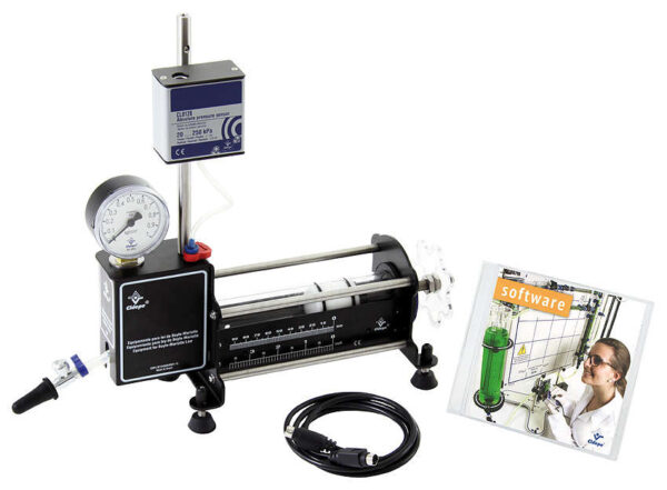Conjunto para lei de Boyle-Mariotte com sensor, manômetro e software - EQ837E