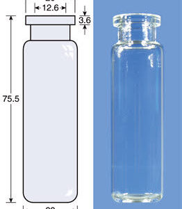 VIAL S/R N20-20 HP/CTC INCOLOR 20ML C/100PC