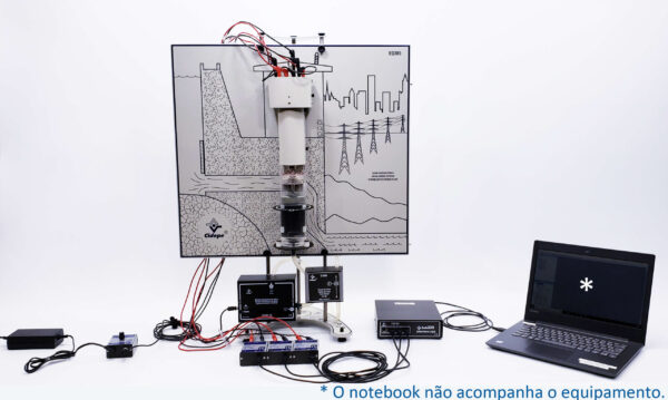Conjunto energia renovável, hidroelétrica, unidade consumidora, sensores e interface - EQ385A - Imagem 3