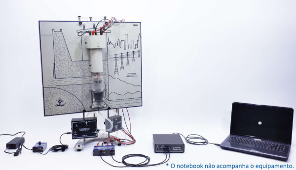 Conjunto energia renovável, hidroelétrica, unidade consumidora, sensores e interface - EQ385A - Imagem 4