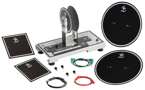 Capacitor Variável de Placas Paralelas Cambiáveis e cabos - EQ065E
