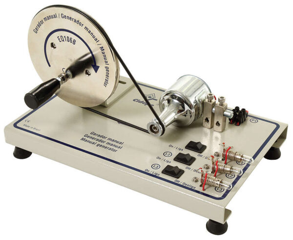 Gerador manual de energia elétrica, energias renováveis - EQ106B