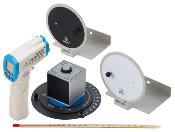 Conjunto Radiação Térmica, Cubo de Leslie e Placas Circulares - EQ180A