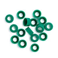 GREEN COLOR SCREW CAPS C/100PC