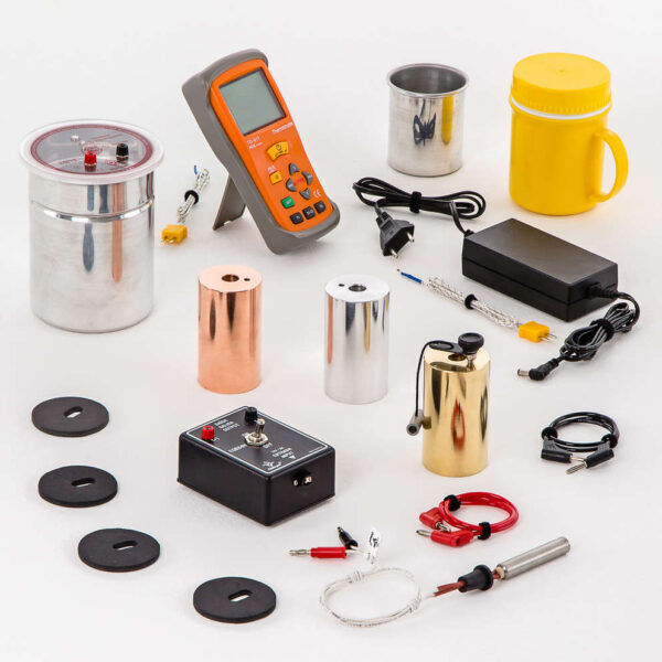 Conjunto para termodinâmica, calorimetria a seco e termômetro digital - EQ213B