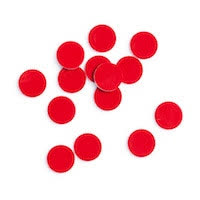 RED PTFE/SI/RED PTFE SEPTA 8MM 100PK