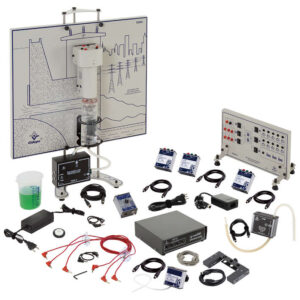 Conjunto energia renovável, hidroelétrica, unidade consumidora, sensores e interface - EQ385A