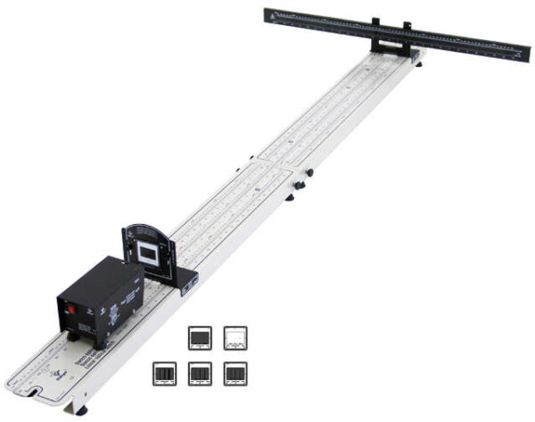 Banco óptico linear longo, difração - EQ262F