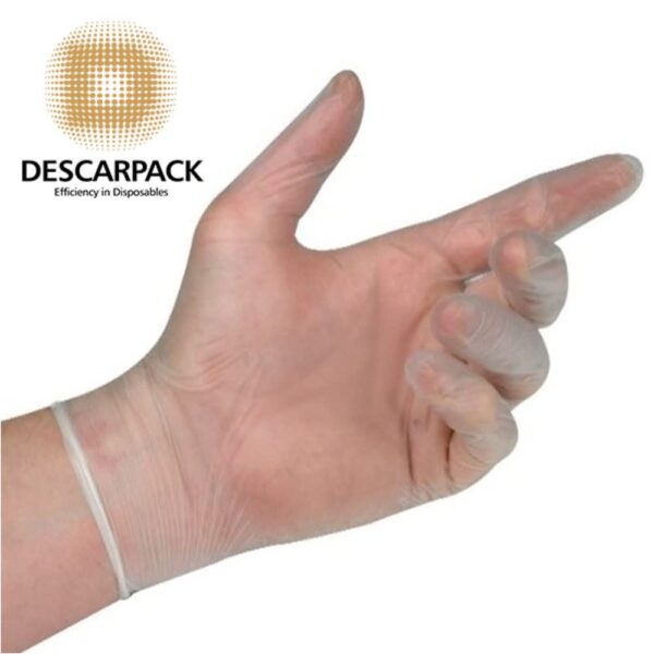LUVA DE PROCEDIMENTO VINIL SEM TALCO C/100 DESCARPACK - Imagem 2