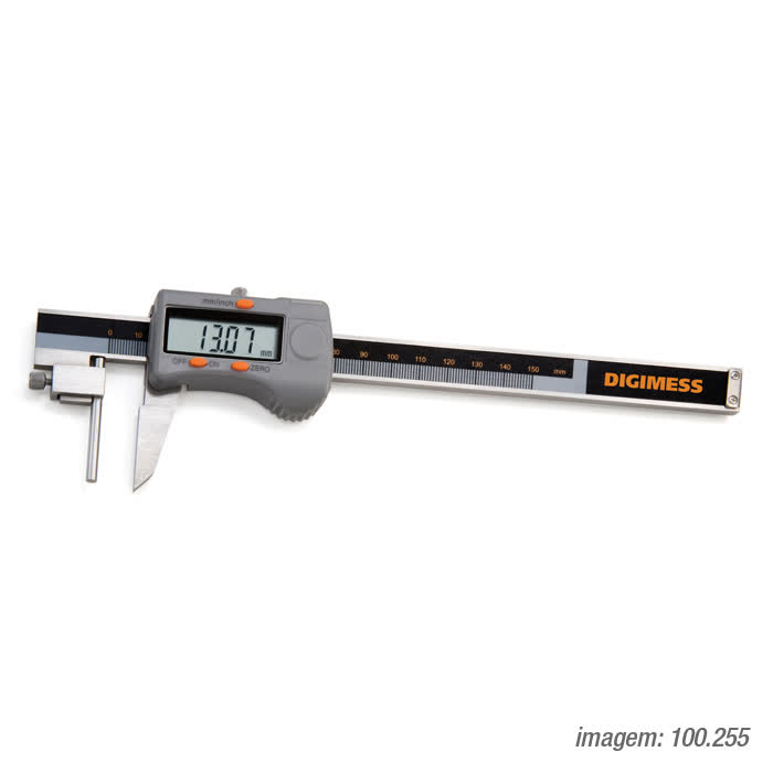 PAQUIMETROS DIGITAIS (PAREDES DE TUBOS) 100.257 300mm/12"