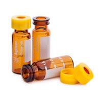 2ML SNAP VL AMBR REDCAP PTFE/SI 100PK