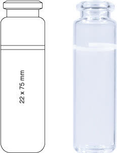 VIAL S/R N20-20 INCOLOR, GRAD.EM 15ML, CAP.20ML C/100PC