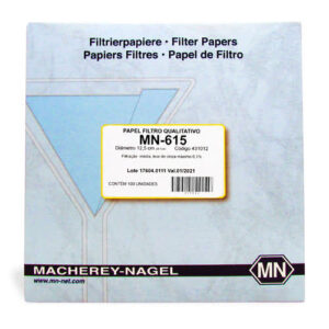 PAPEL FILTRO QUALITATIVO MN 615 90MM C/100FL