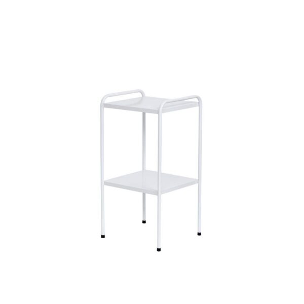 MESA AUXILIAR PINTURA EPÓXI 40X40X80CM COM PONTEIRA - SALUTEM