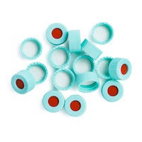 LIGHT BLUE SCREW CAP PTFE/SILICONE SEPTA