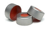 TAMPA DE ALUMINIO 11MM C/SEPTO TEFLON/SILICONE/TEFLON C/500