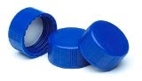 TAMPA SOLIDA AZUL ROSCA N9 SEPTO PTFE/SIL PCT 100UN