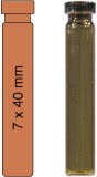 VIAL S/R N8-07 AMBAR 7X40MM 0,7ML C/100PC