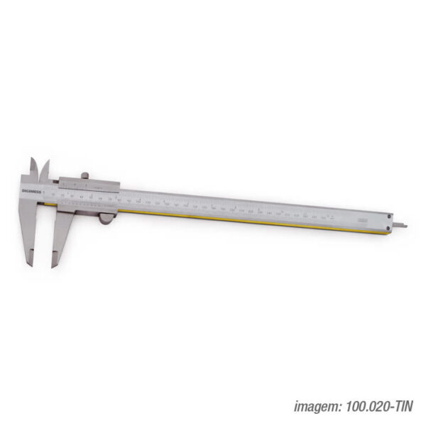 PAQUIMETROS UNIVERSAIS (GRADUACAO 0,05MM/1/128") 100.001A-TIN 150mm/6" - Imagem 8
