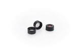 BLACK SCREW CAP PTFE/SIL SEPTA,100PK