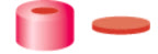 TAMPA PRESSAO ALUM.N11 VERMELHO 5,6MM SEP.BORR/FEP C/100PC