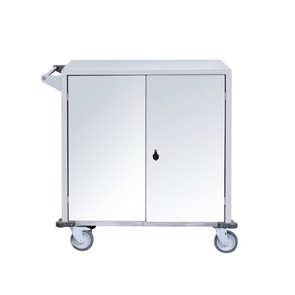CARRO PARA TRANSPORTE DE MATERIAL / ROUPA INOX FECHADO - SALUTEM - Imagem 3