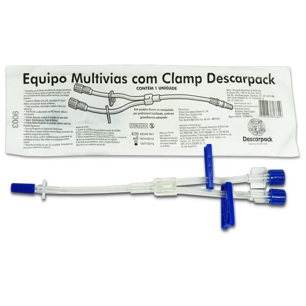 EQUIPO MULTIVIAS COM CLAMP DESCARPACK - MogiGlass Equipamentos