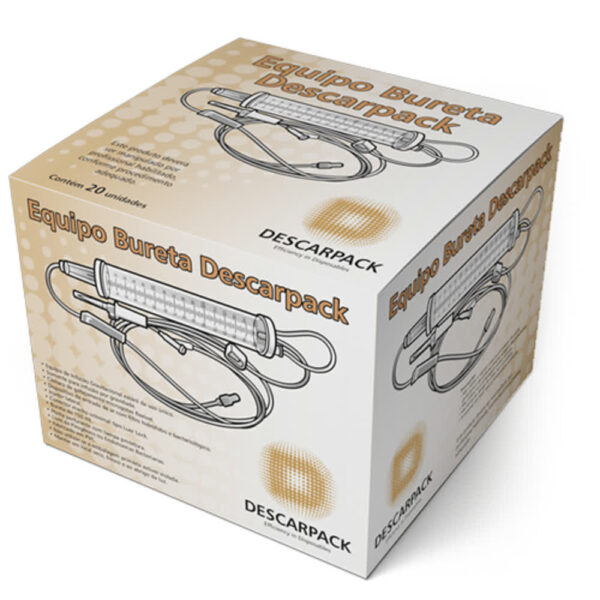 EQUIPO MICROGOTAS BURETA CAMARA GRADUADA 150ML C/25 DESCARPACK