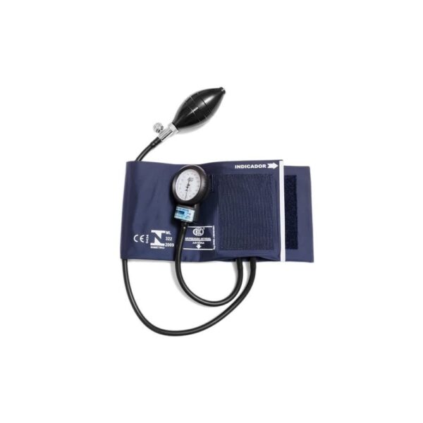 ESFIGMOMANÔMETRO APARELHO PRESSÃO ADULTO NYLON AZUL AP0309 BIC