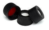 BLK CAP PTFE/SI SEPT,.060IN,INSTD,100PK