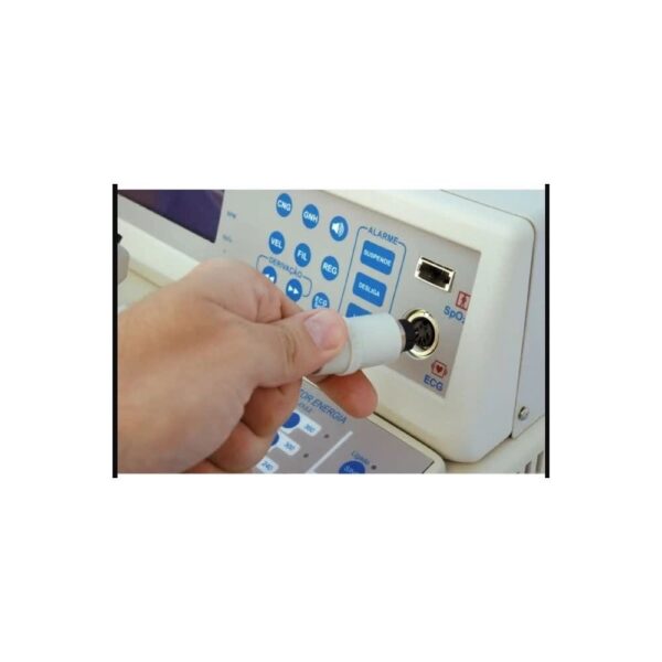 Cardioversor com Bateria Ecafix MDF-03B Desfibrilador e Monitor - Imagem 3