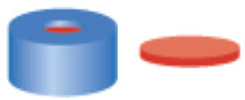 TAMPA PRESSAO SNAP RING N11 AZUL C/AB.SEP.BORR/TEF C/100PC