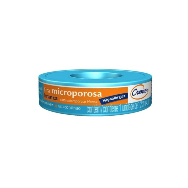 FITA MICROPORE BRANCA 1,2 CM X 10M CREMER