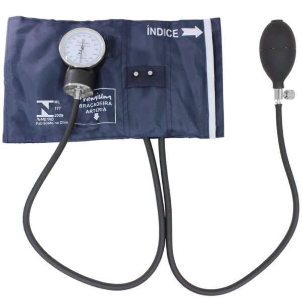 APARELHO DE PRESSÃO ADULTO NYLON METAL PREMIUM