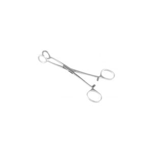 PINÇA COLLIN OVAL RETA 16 cm TIRA LÍNGUA ABC INSTRUMENTOS CIRÚRGICOS