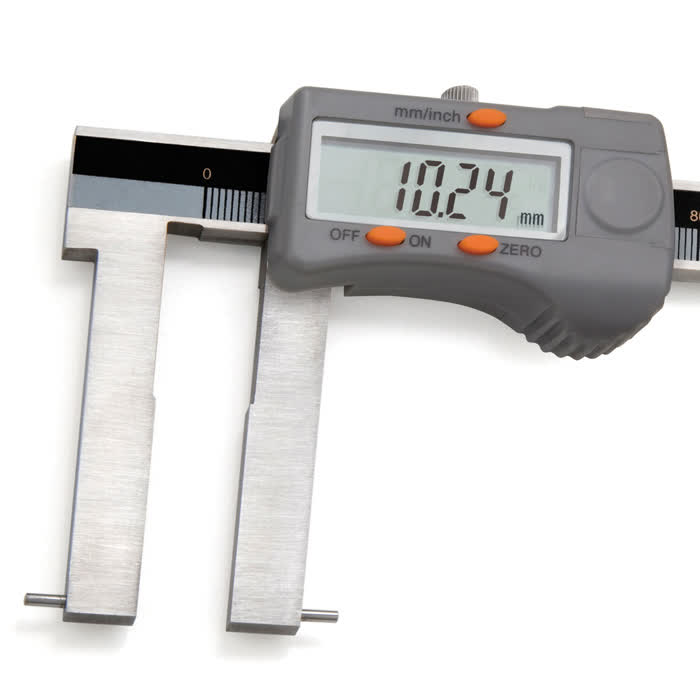 PAQUIMETROS DIGITAIS (CANAIS INTERNOS - PONTAS CILINDRICAS) 100.241 35-150mm(60mm) - Imagem 2