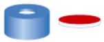 TAMPA PRESSAO SNAP RING AZUL N11 C/AB.SEP.SIL/PTFE C/100