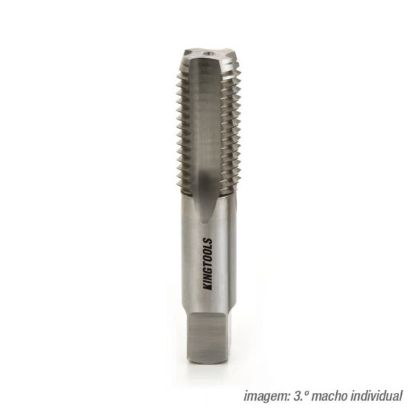 MACHO MANUAL DIN 352 (METRICA) 2000 M5X0.8 (X/X/3) M5 X 0,8 - Imagem 3