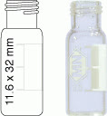 VIAL C/R N9-1 INCOLOR GRAD.SILAN.11,6X32MM 1,5ML C/100PC