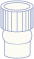 STOPPERS DE PLASTICO N8 INCOLOR P/VIAL N8-1,2 W C/100PC
