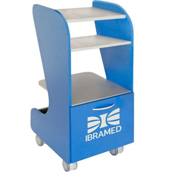 Rack Para Heccus Ibramed - 1 Porta E Rodinhas Com Trava