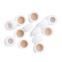 13-425 WHITE OPEN TOP CAP PTFE/SI