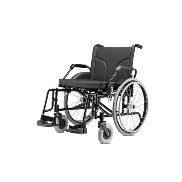 Cadeira de Rodas BIG Aço até 160 kg Jaguaribe